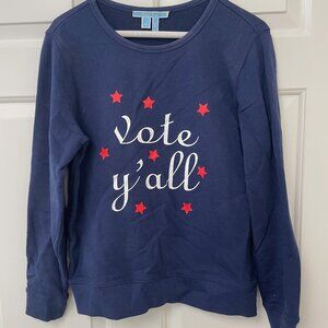Draper James "Vote Y'all" Sweatshirt